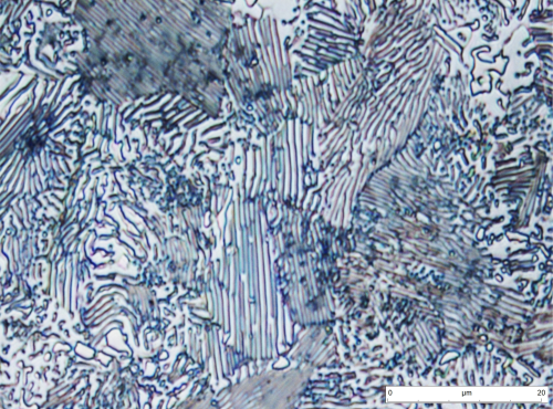 Microestructuras comunes en aceros y cómo se ven